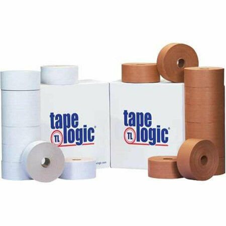 BOX PARTNERS Tape Logic  3 in. x 450 ft. White No.7500 Reinforced Water Activated Tape, White, 10PK TA50064